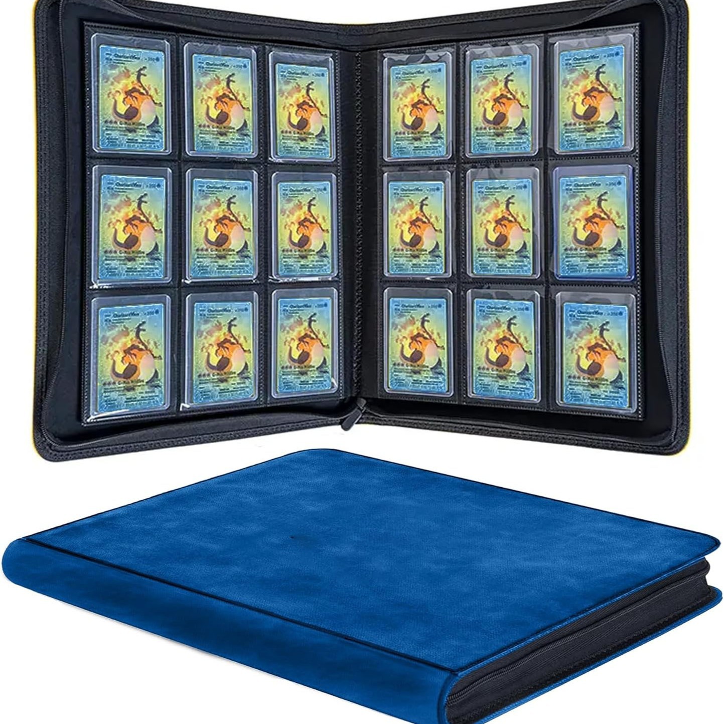 Pokemon Binder Card - بو الجلد المدبوغ 288 عقد TCG