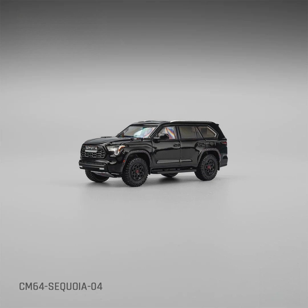 Die Cast Car 1 64 - نموذج سيارة سيكويا سوداء من سبيكة