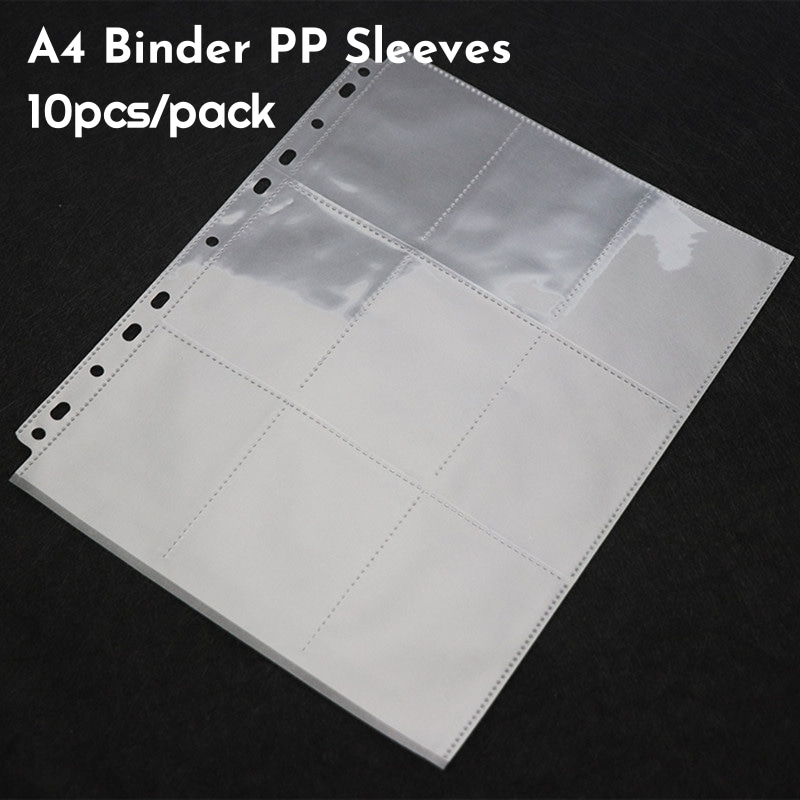 Card Penny Sleeve - SKYSONIC 10 قطعة/المجموعة A4 Binde PP
