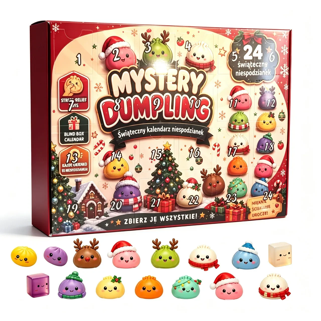 24 قطعة من ألعاب الضغط اللطيفة - مراجعة Mystery Box Blind Bag وسعره