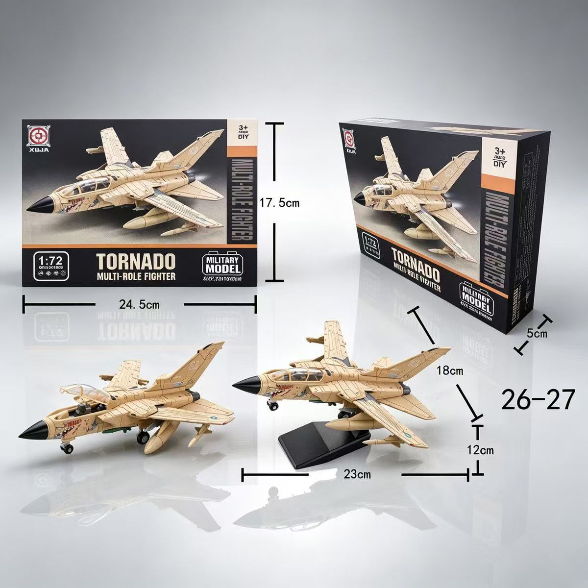 طائرة تورنادو متعددة الأدوار ب - مراجعة Model Airplane Plastic وسعره