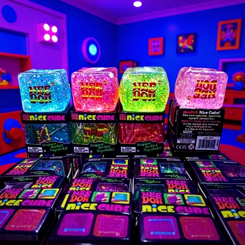 مكعبات ثلج نيدوه المضيئة في ال - مراجعة Fidget Cube Original وسعره