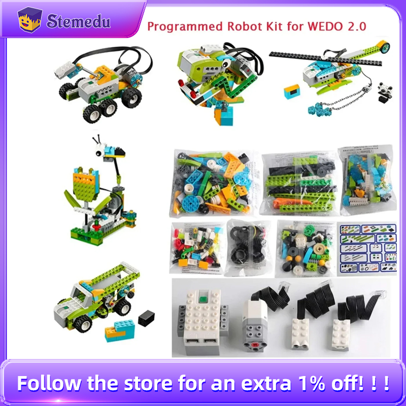 STEM We-do2.0 45300 مجموعة الب - مراجعة Lego Set Technic وسعره