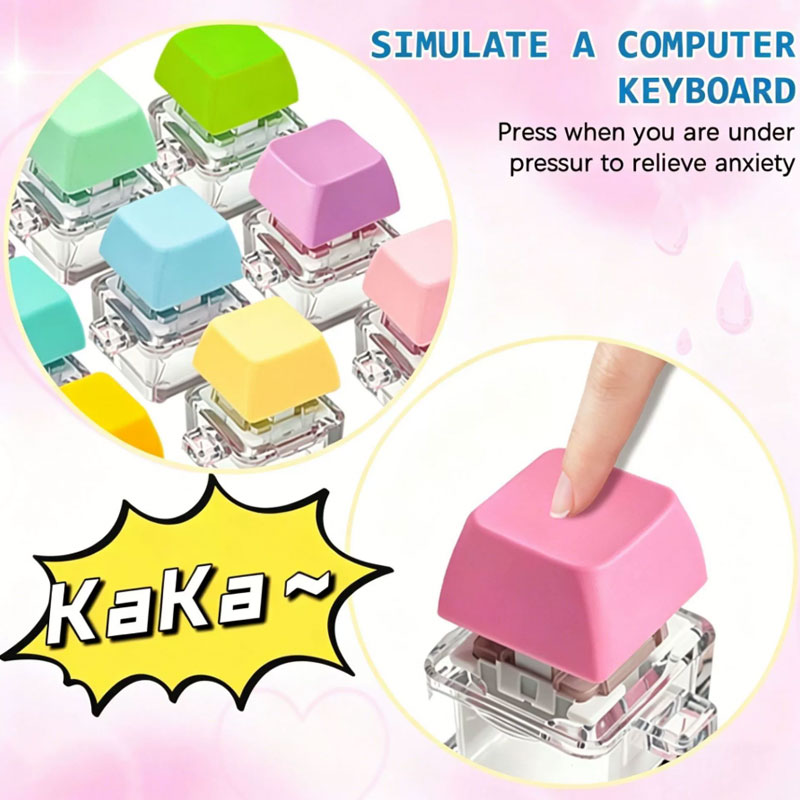 ميدالية مفاتيح مخصصة بزر واحد  - مراجعة Fidget Cube Original وسعره
