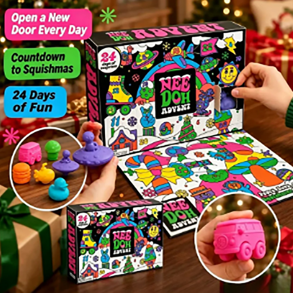 24 قطعة من ألعاب ني-دو سكويش ف - مراجعة Mystery Box Blind Bag وسعره