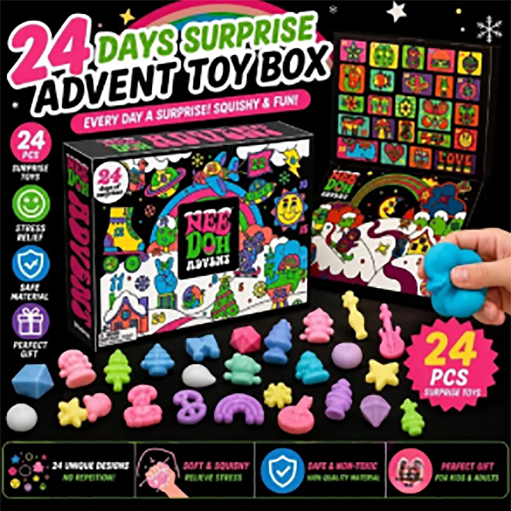 24 قطعة من ألعاب ني-دو سكويش ف - مراجعة Mystery Box Blind Bag وسعره