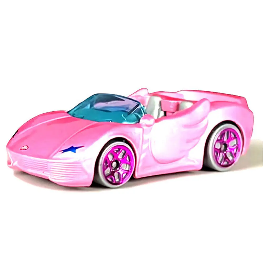 العجلات الساخنة الوردي باربي ا - مراجعة Mattel Toy Hot Wheels وسعره