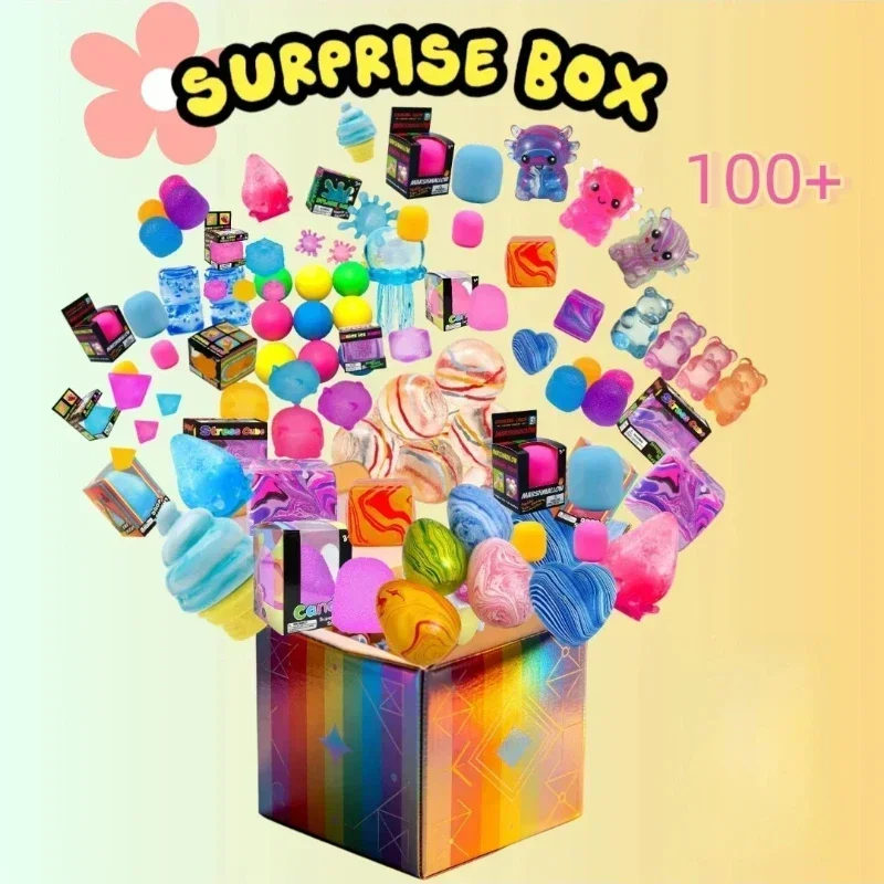 100+ قطعة ألعاب صندوق المفاجآت - مراجعة Mystery Box Blind Bag وسعره