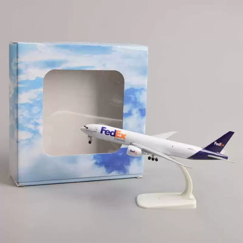 طائرة بمقياس 20 سم 	 فيديكس ال - مراجعة Model Airplane Plastic وسعره