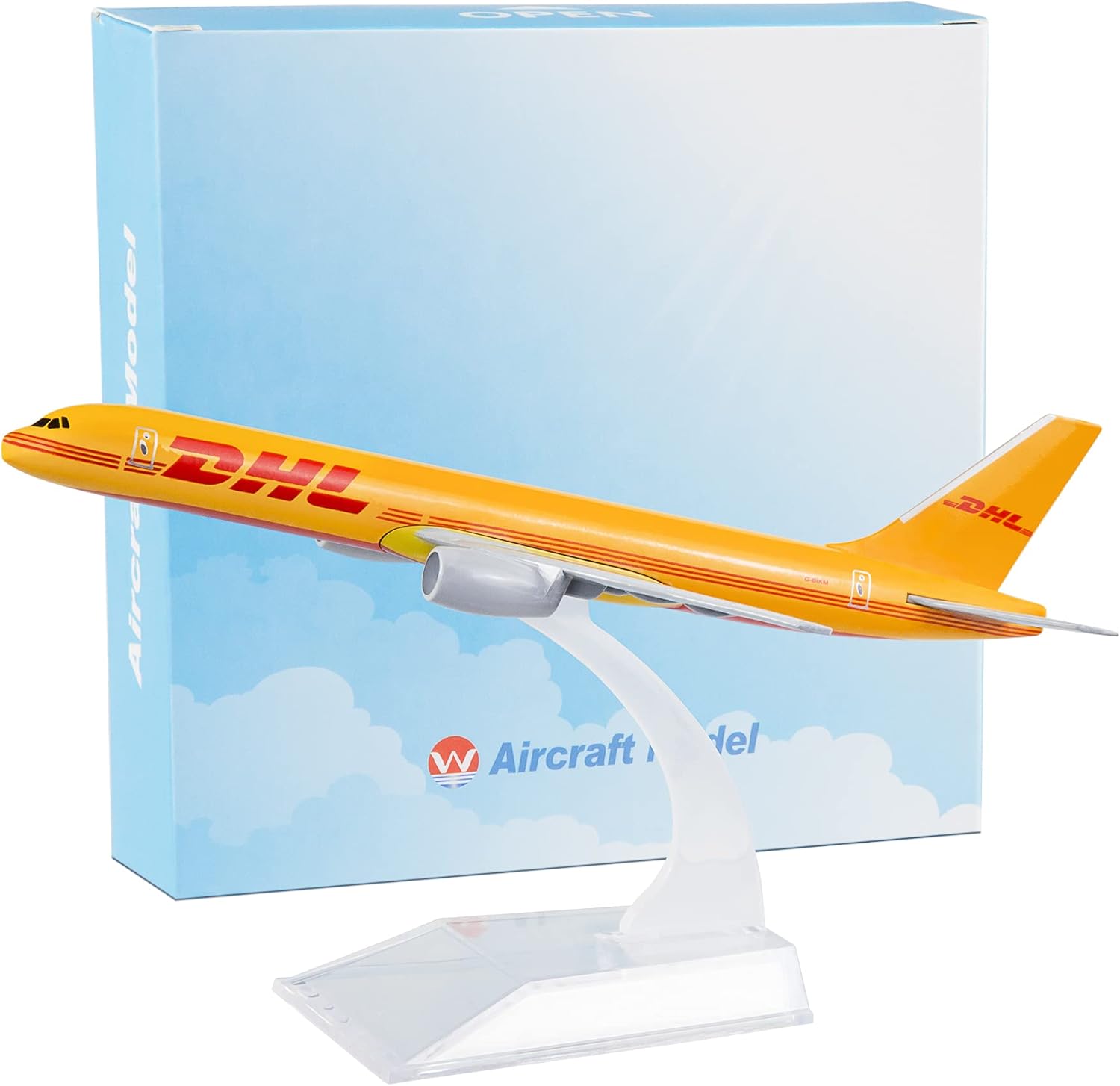 16 سنتيمتر طائرة معدنية B757 D - مراجعة Model Airplane Plastic وسعره